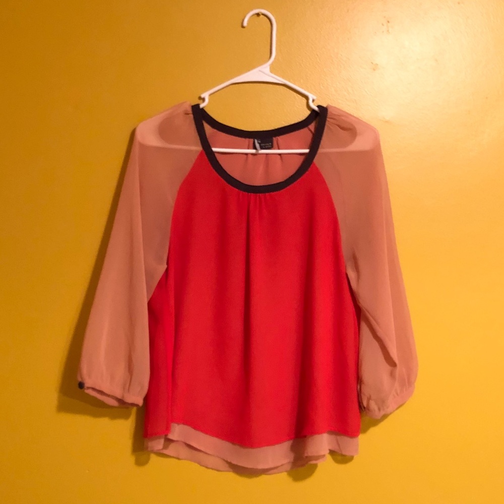 Color-Block Blouse